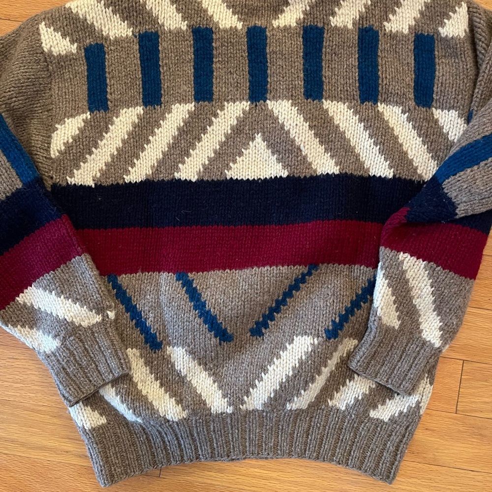 VTG Shetland Wool Henry Grethel Design Crewneck Men’s Sweater Size M - Picture 4 of 4